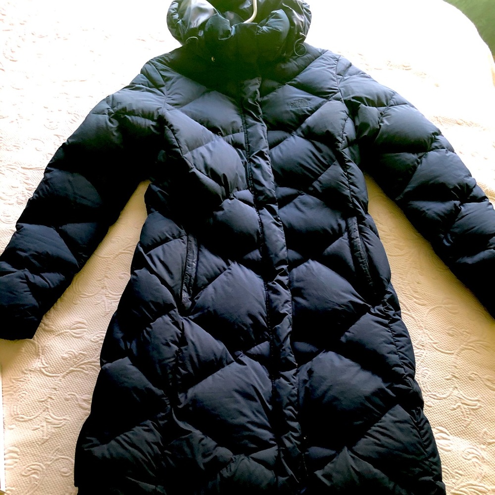 North Face Miss Metro down parka navy blue med